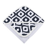 Moroccan Blue Hooded Towel and Washcloth Set - Image 6