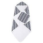 Moroccan Blue Hooded Towel and Washcloth Set - Image 3