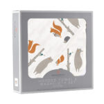 Forest Friends Cotton Hooded Towel and Washcloth Set - Image 3