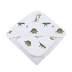 Dino Days Cotton Hooded Towel and Washcloth Set - Image 5