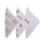 Wildflowers Bamboo Washcloth Set 3 Pack - Image 3
