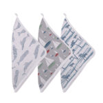 Ocean Tides Bamboo Washcloth Set of 3 - Image 3