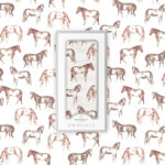 Wild Horses Bamboo Swaddle - Image 6
