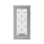 Periwinkle Diamond Polka Dot Swaddle