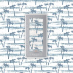 Ocean Palm Trees Bamboo Swaddle - Image 5