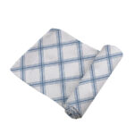 Blue Buffalo Check Plaid Swaddle - Image 4