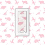 Pink Dinosaurs Bamboo Muslin Swaddle - Image 6