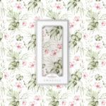 Silver Pink Orchid Swaddle - Image 2