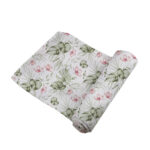 Silver Pink Orchid Swaddle - Image 4