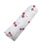Sweetheart Cherry Bamboo Swaddle - Image 4