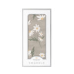 White Daisy Bamboo Swaddle