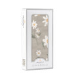 White Daisy Bamboo Swaddle - Image 2