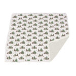 Wilderness Bear & Pencil Stripe Bamboo Newcastle Blanket - Image 3
