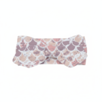 Scales Bamboo Baby Headband front view