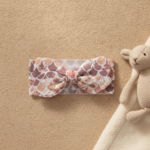 Scales Bamboo Baby Headband lifestyle view