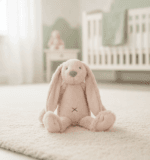 Pink Bunny Plush Toy for Babies – Richie Rabbit lifestyle view