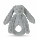 Grey Rabbit Richie Rattle by Happy Horse front view