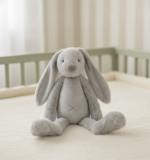 Grey Rabbit Richie Plush Animal by Happy Horse lifestyle2 view