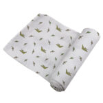 Pteranodon Cotton Muslin Swaddle - Image 2