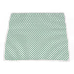 Desert Rose & Jade Polka Dot Cotton Muslin Blanket - Image 4