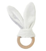 Bunny Wooden Teether (Grey) by Happy Horse - Image 5